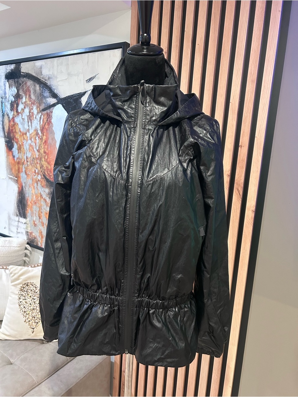lululemon athletica Black Hooded Utility Jacket